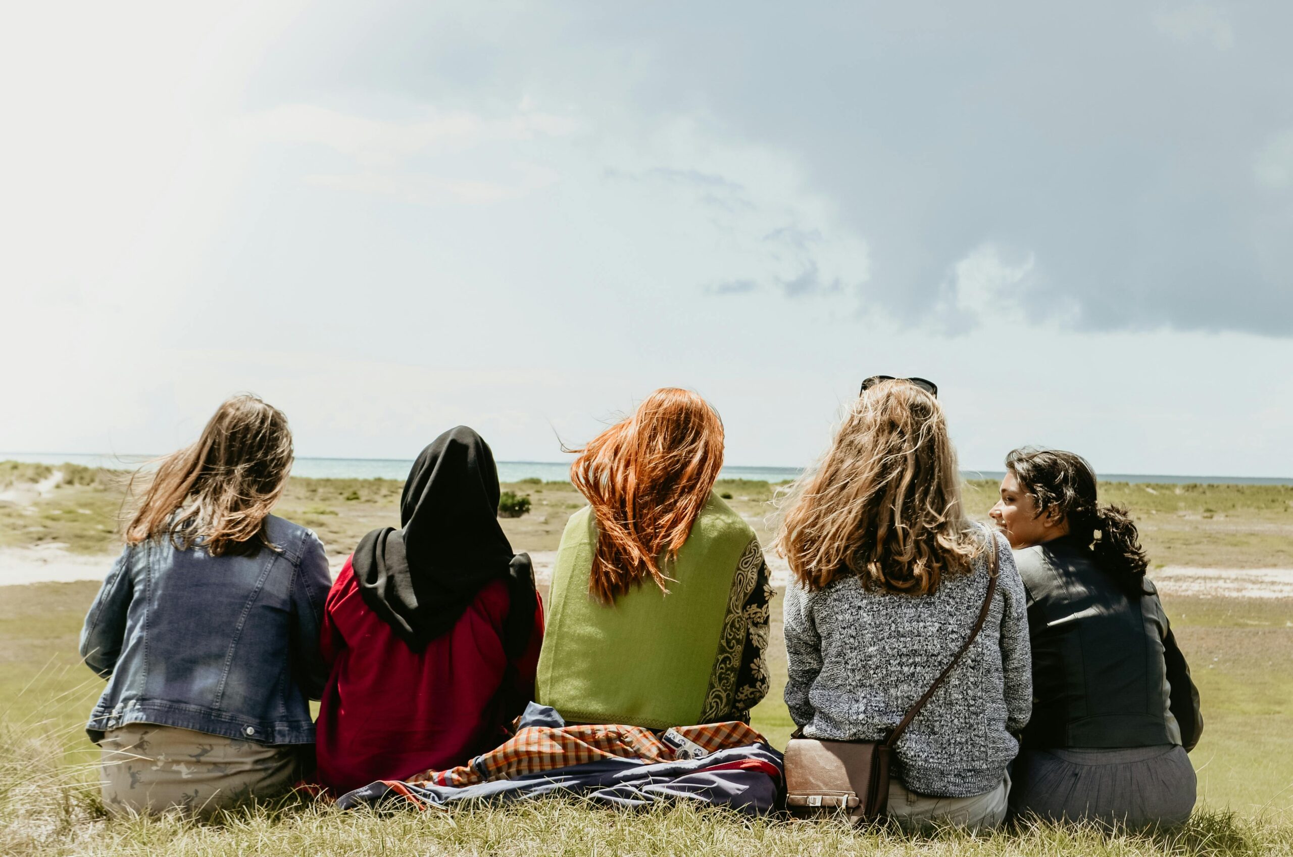 women gathered